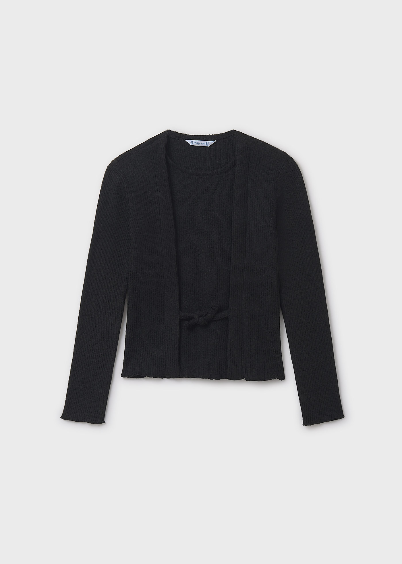 Strickjacke Top gerippt Teenager Mädchen