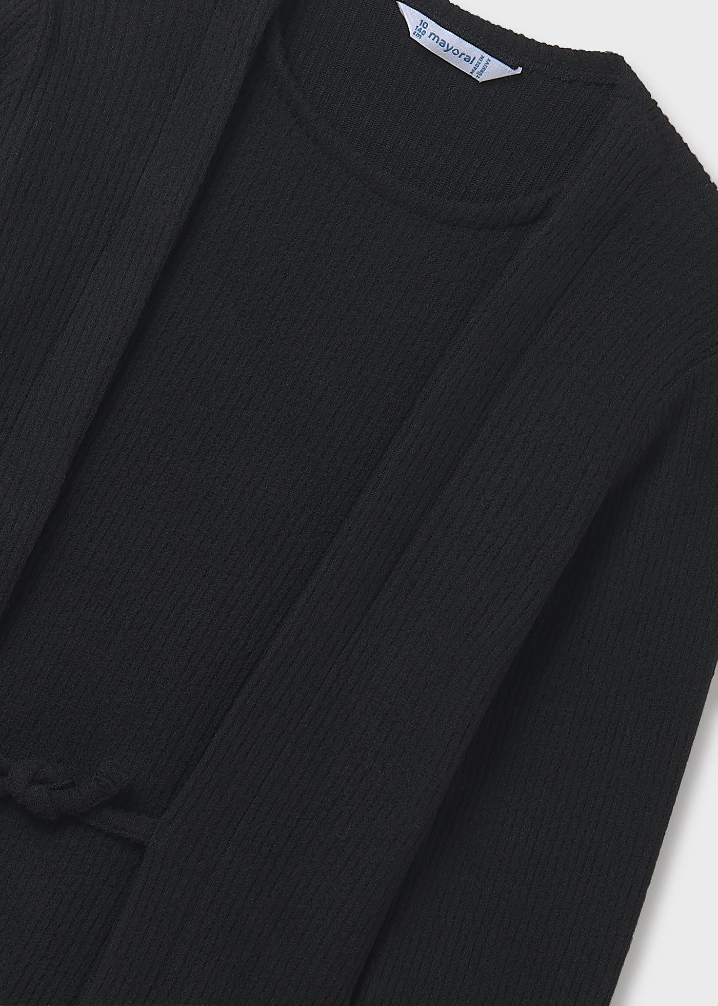 Girls rib knit cardigan