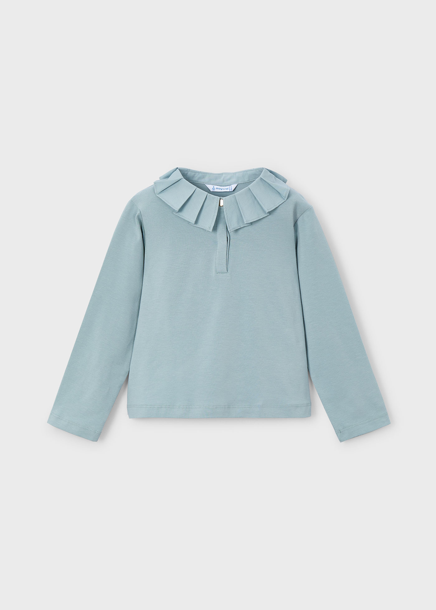 Poloshirt Kragen Detailes Basic Mädchen
