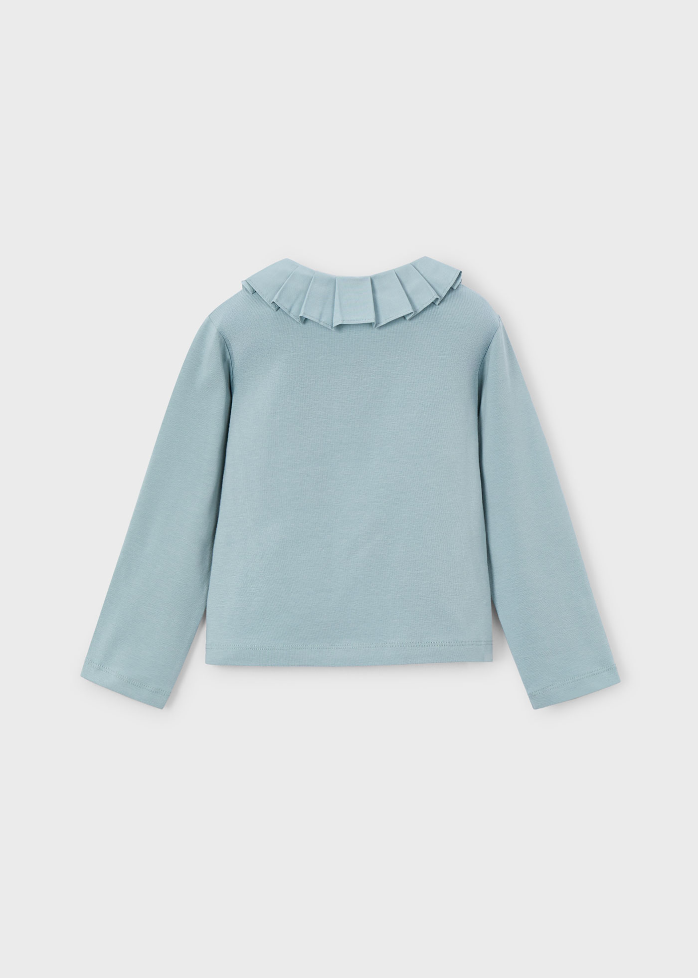 Polo colletto decorato bambina