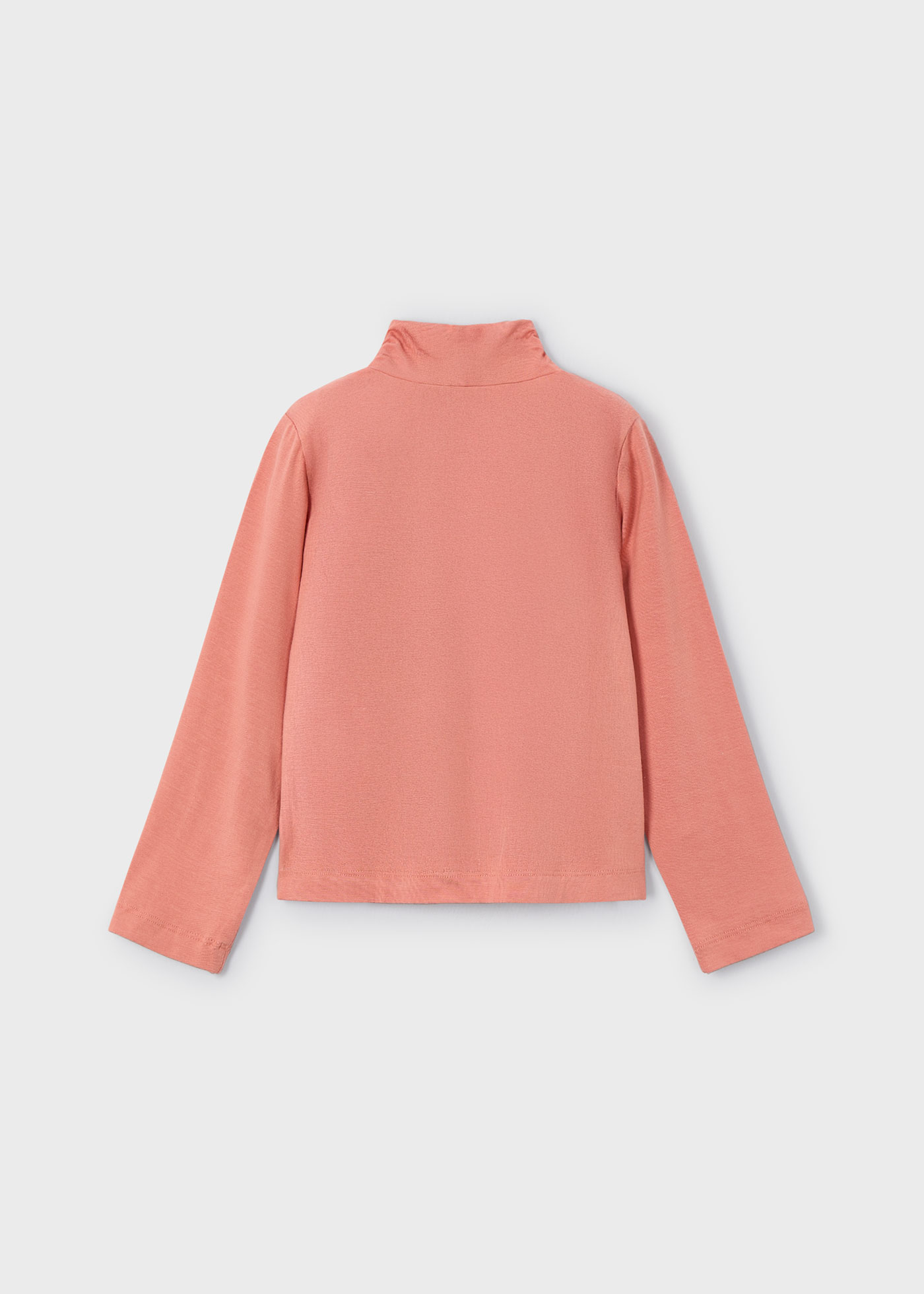 Girl Basic Mock-Neck T-Shirt