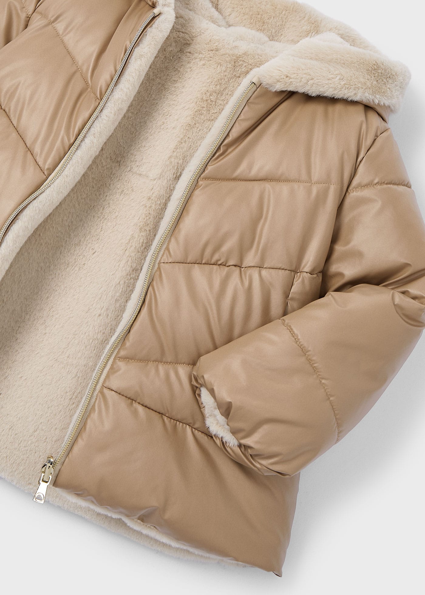 Chaquetón reversible niña