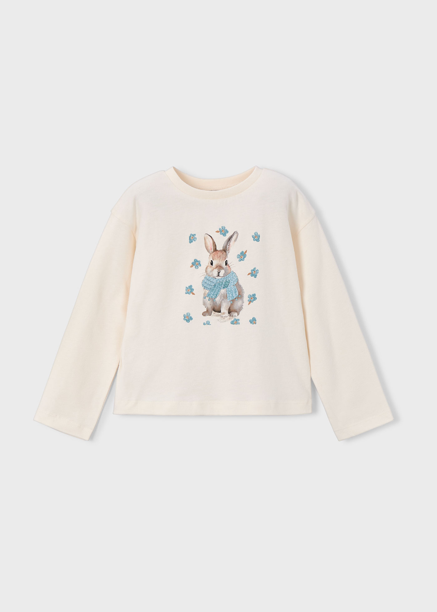 Girls rabbit print t-shirt