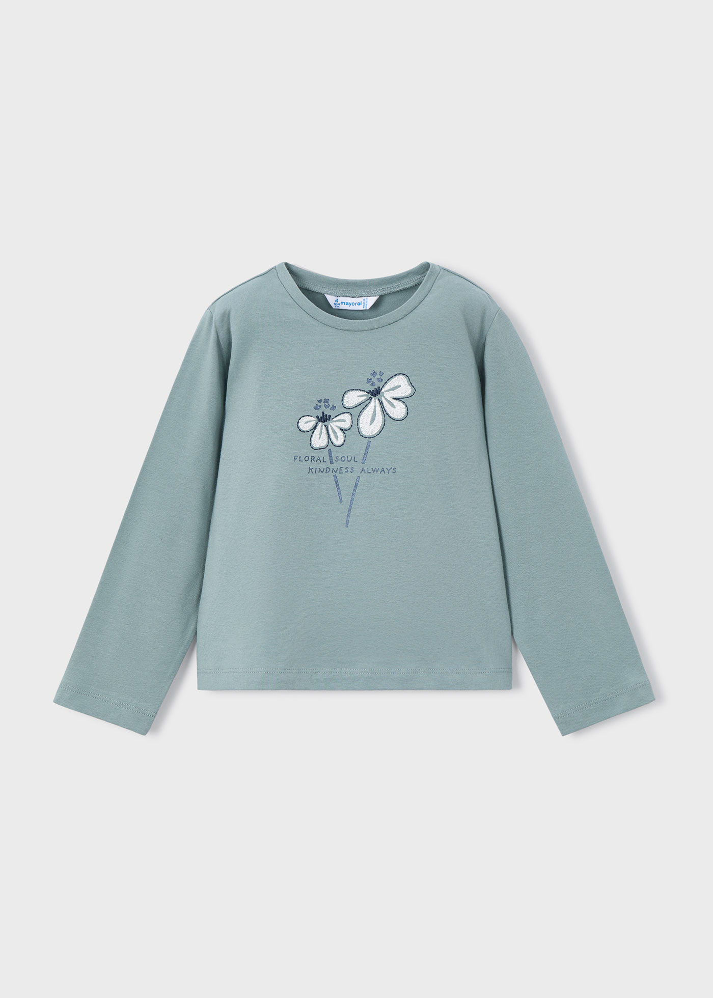 Maglietta fiore bambina