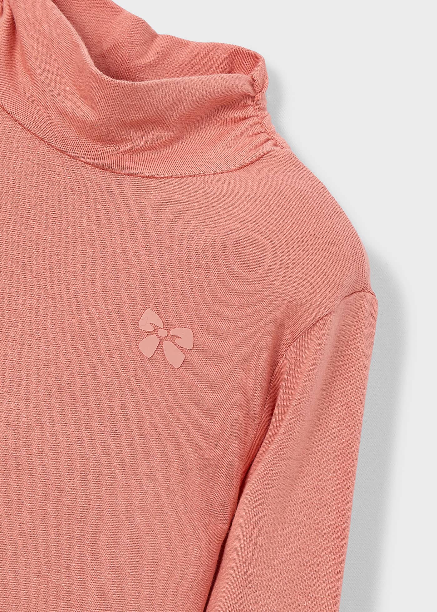 Girl Basic Mock-Neck T-Shirt