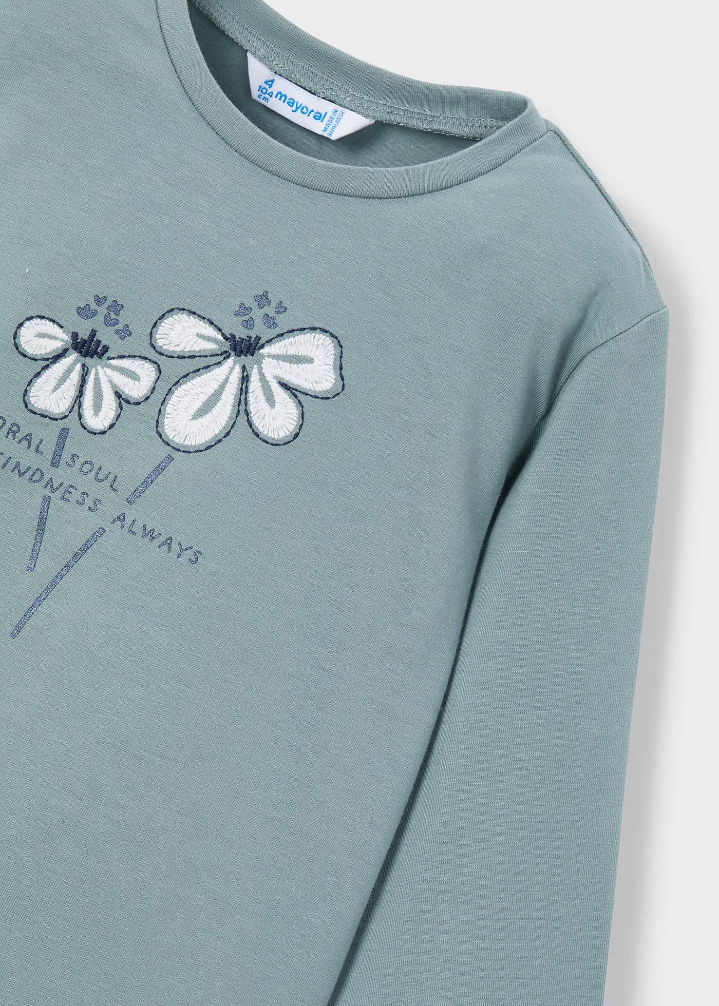 Girl Basic Flower T-Shirt