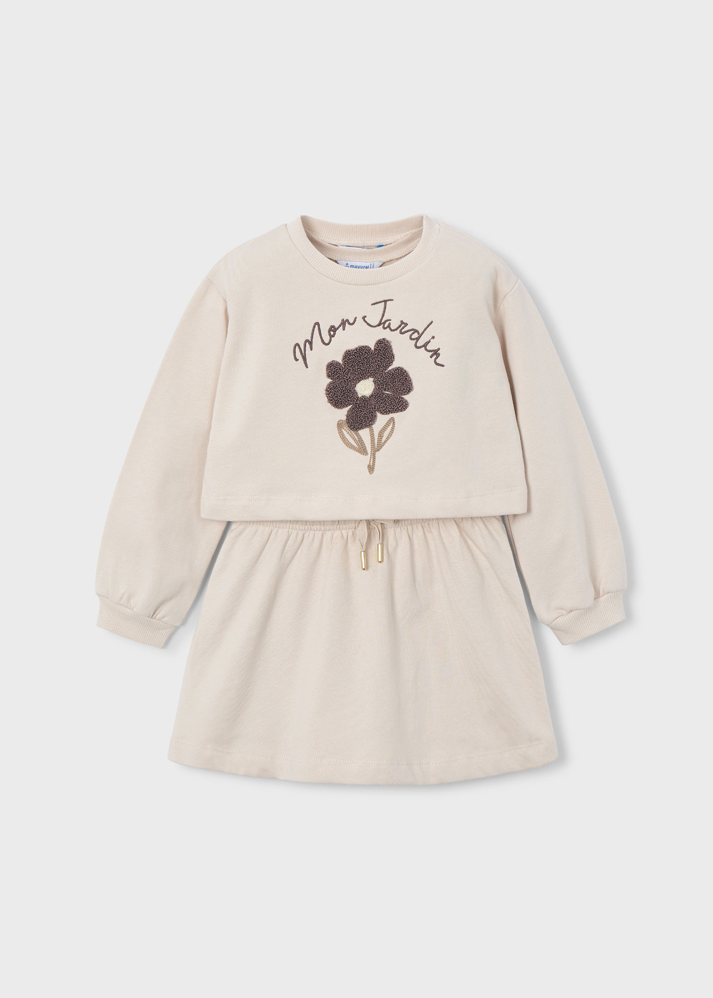 Vestido con sudadera niña