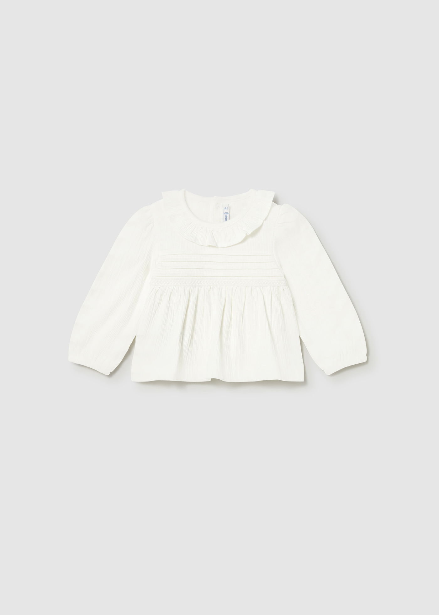 Bluzka z szyfonowej dzianiny dla niemowlęcia