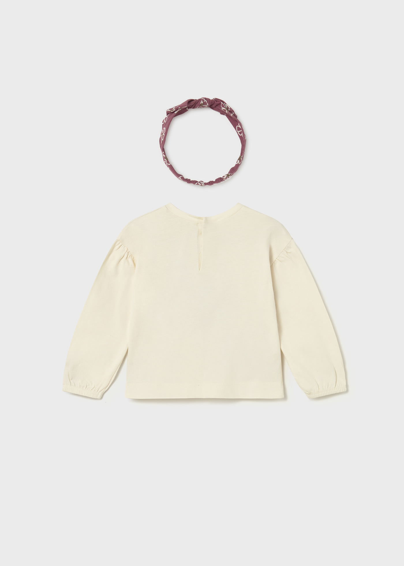 Camiseta con diadema bebé