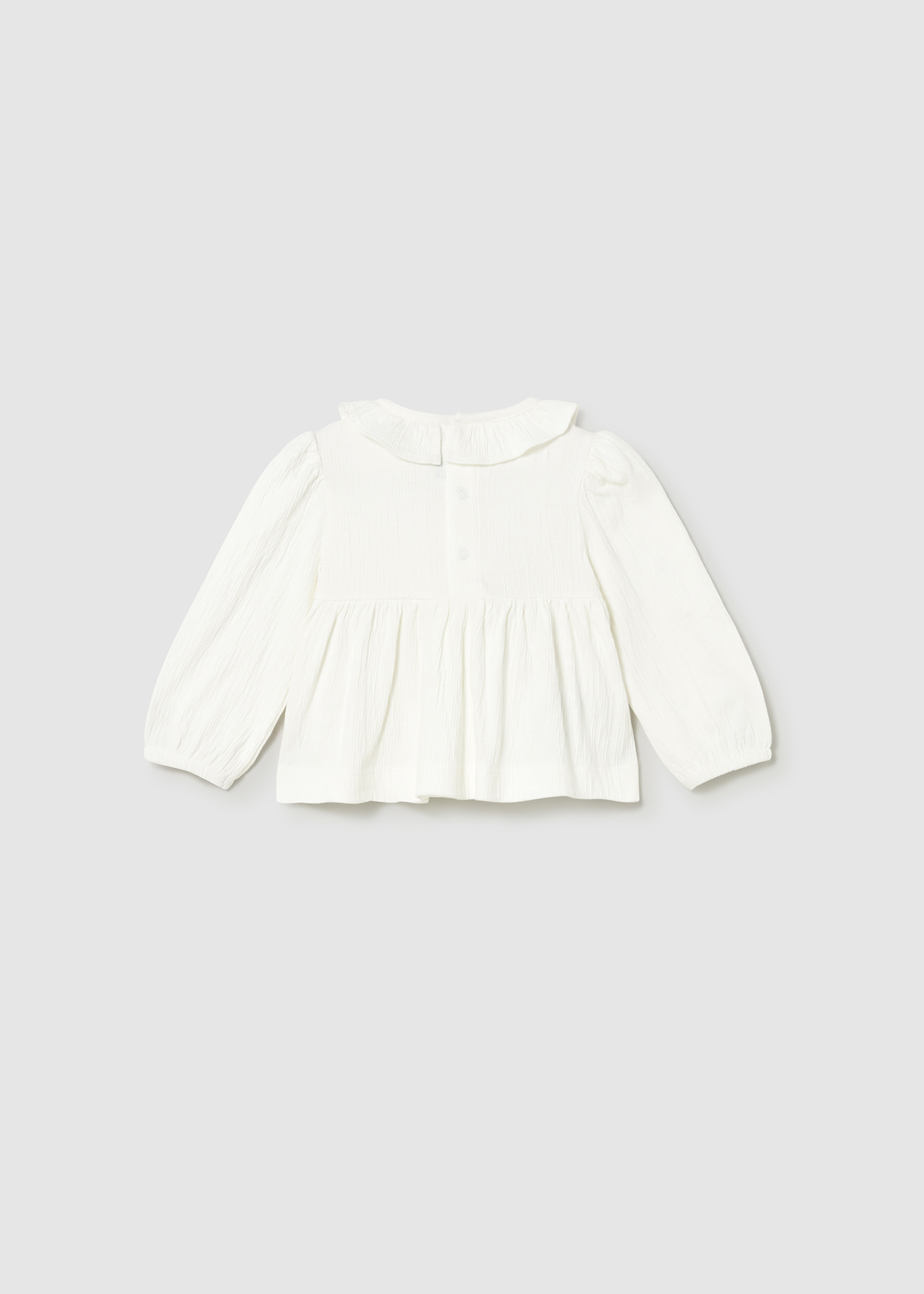 Bluzka z szyfonowej dzianiny dla niemowlęcia