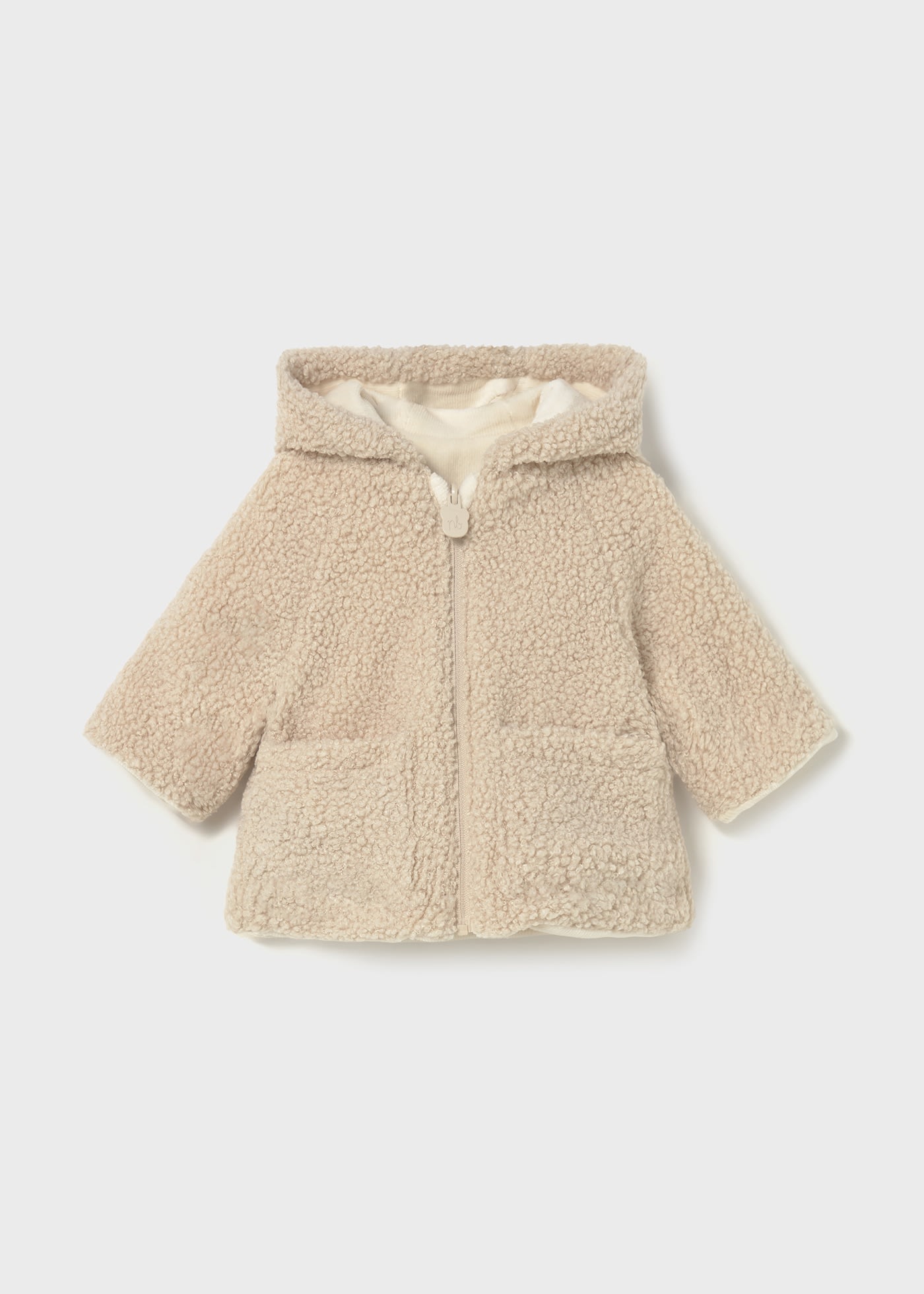 Newborn reversible sheepskin coat