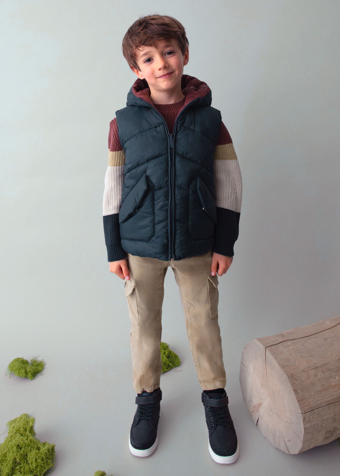 Boys reversible gilet