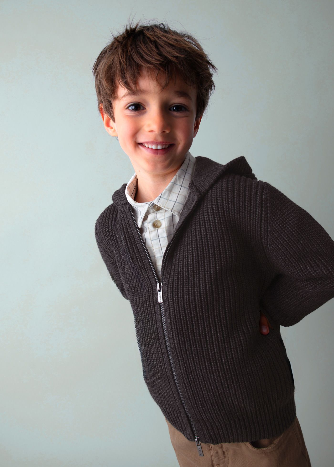 Boys knitted cardigan