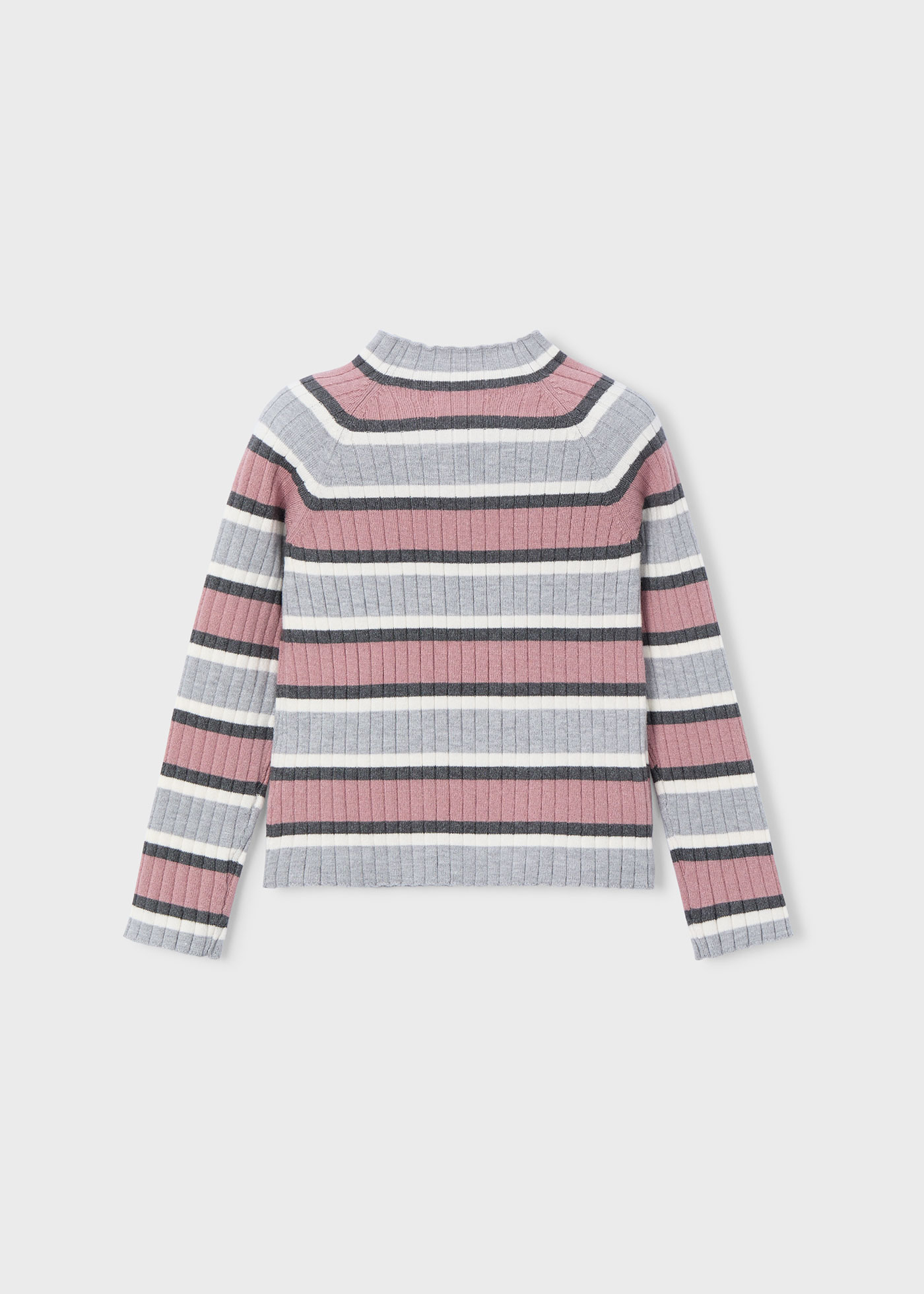 Camisola gola tricô menina
