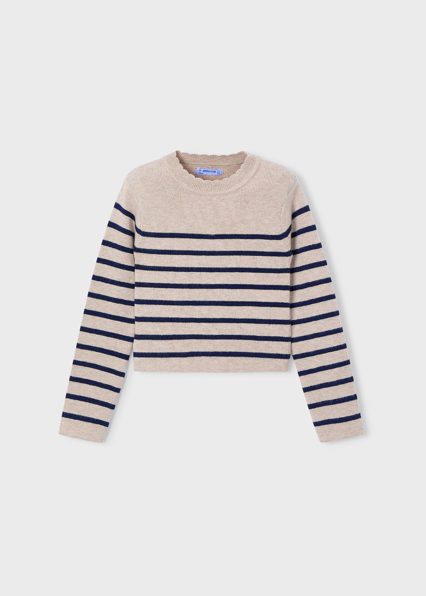 Girl Striped Knit Sweater