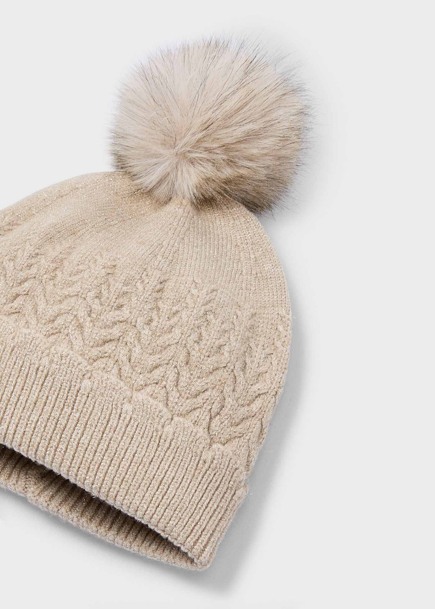 Cappello pompon bambina