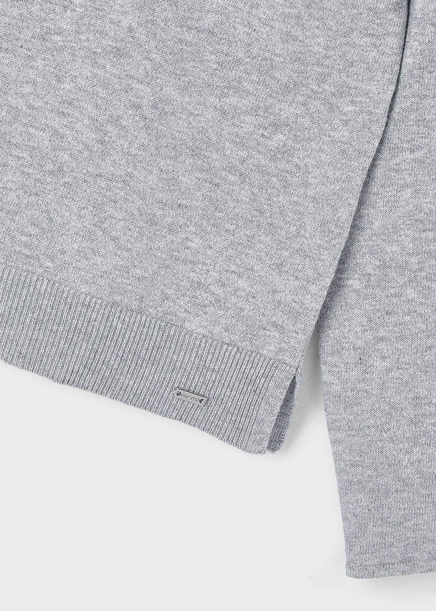 Pull col cheminée basique fille