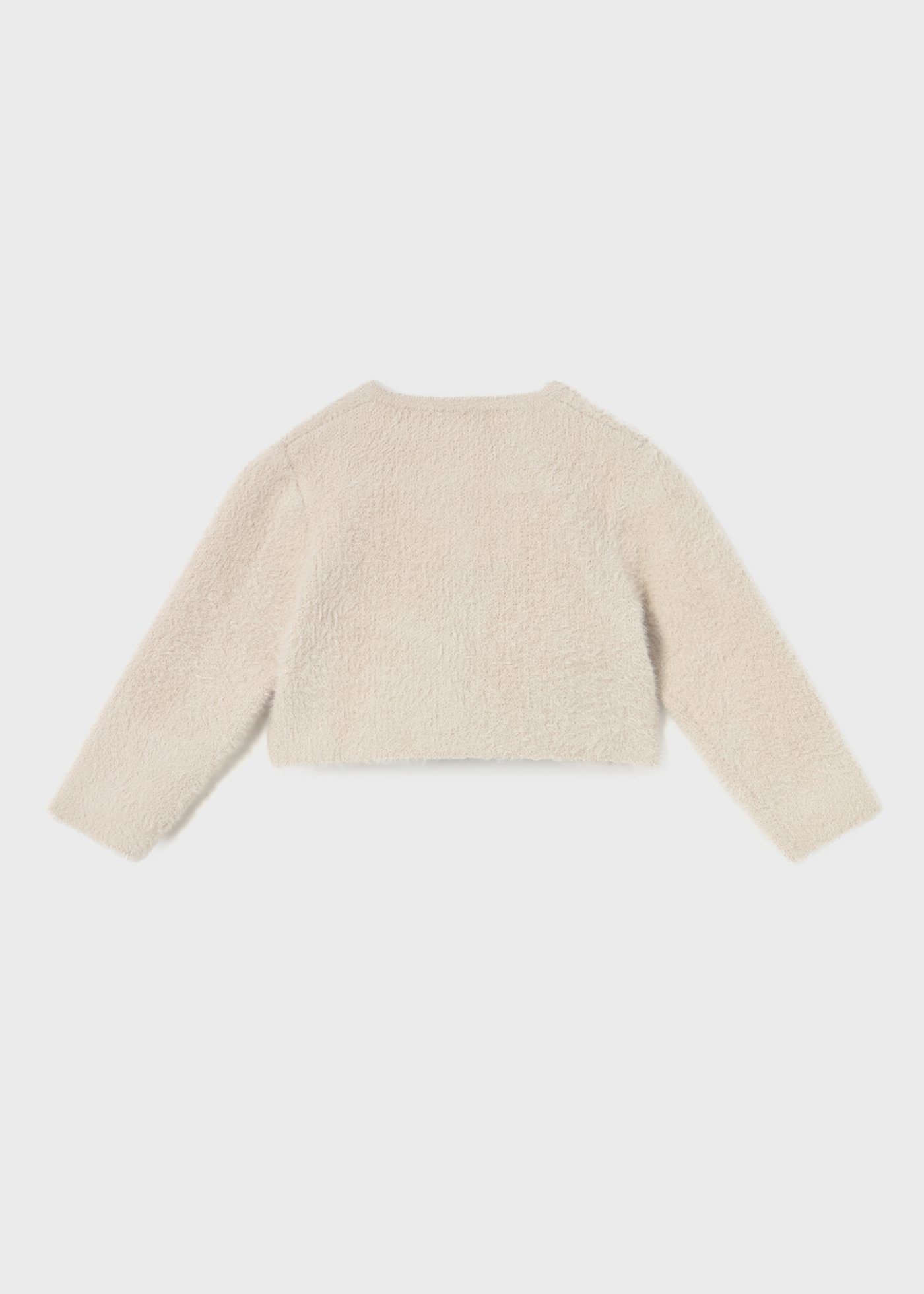 Baby Knit Cardigan with Faux Fur