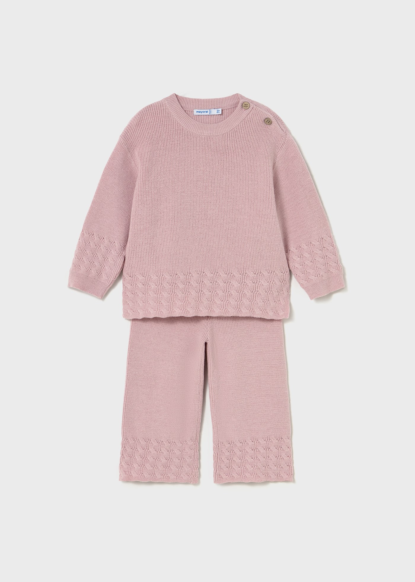 Conjunto tricot bebé