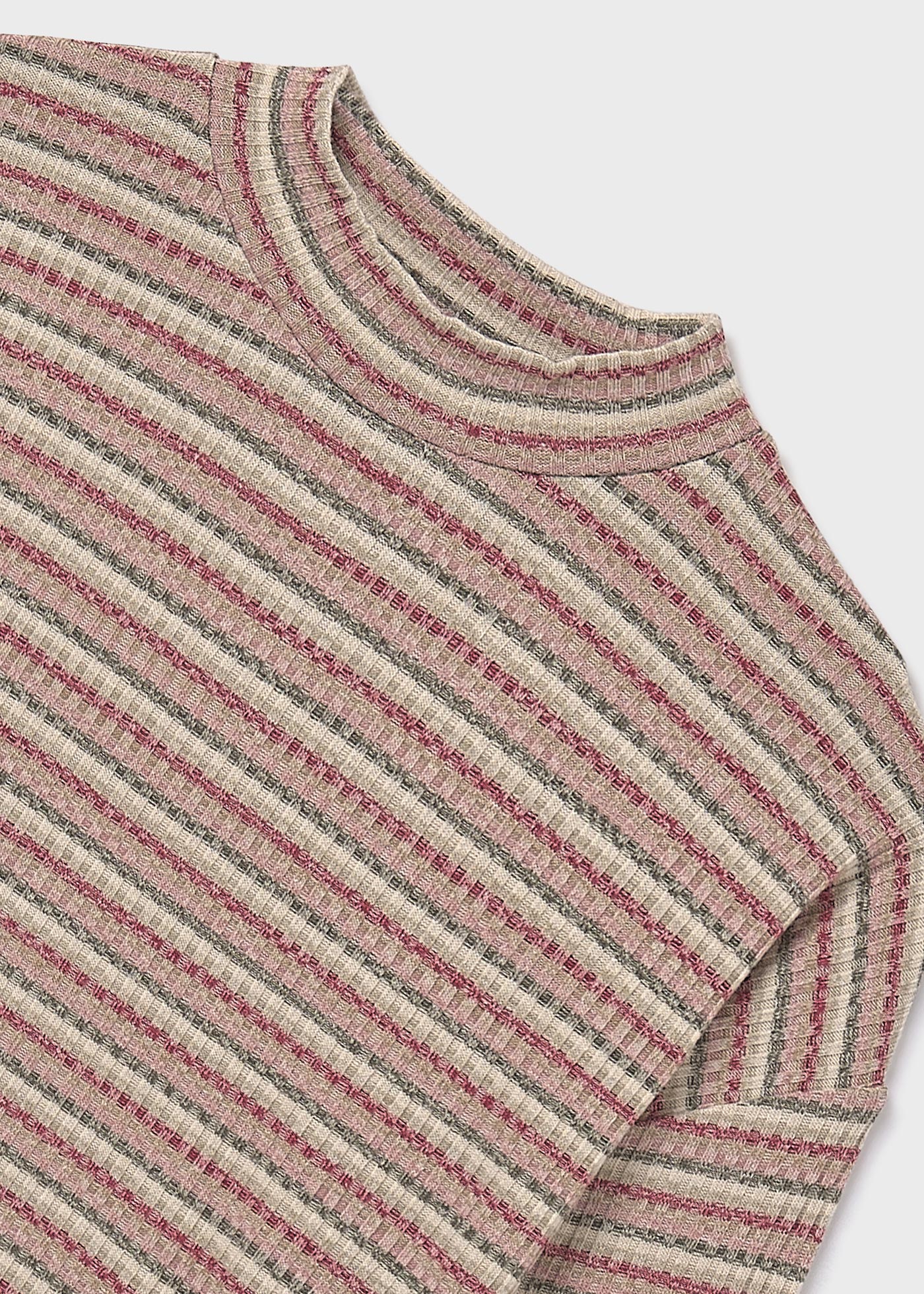 T-shirt à col cheminé fille
