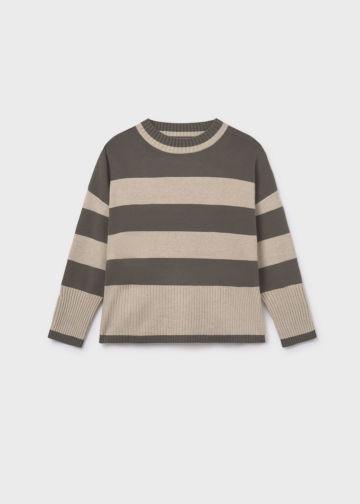 Girl Striped Knit Sweater