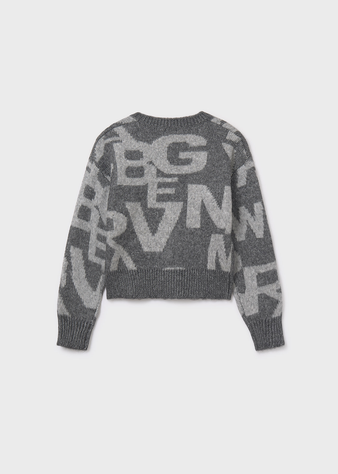 Girls jacquard jumper