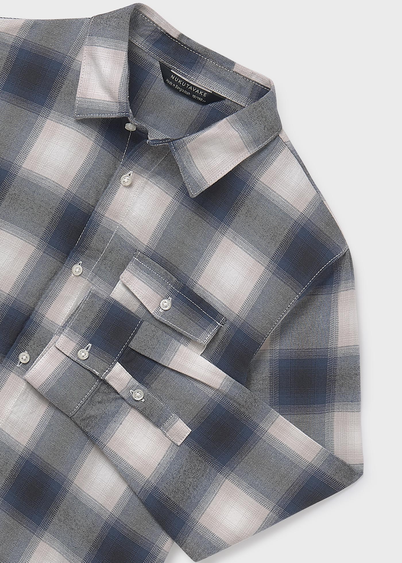 Camisa cuadros franela chico