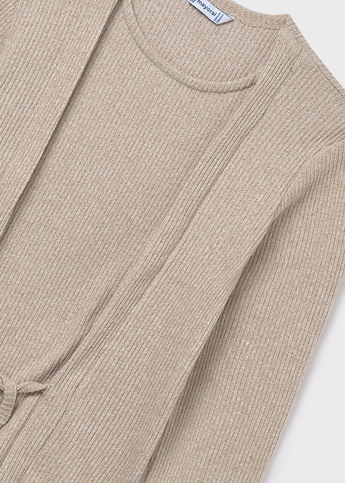 Girls rib knit cardigan