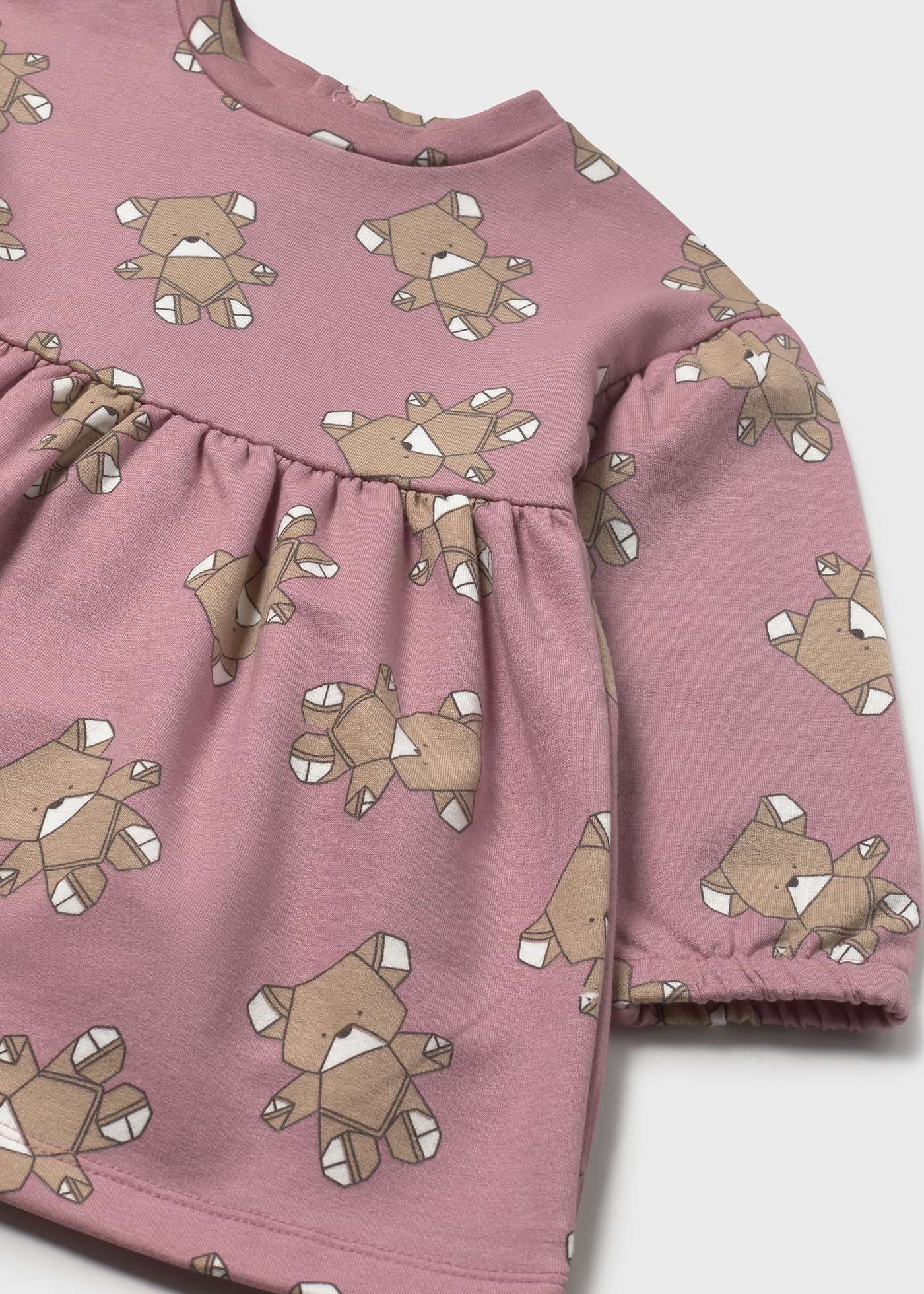 Robe en fourrure imprimée bébé