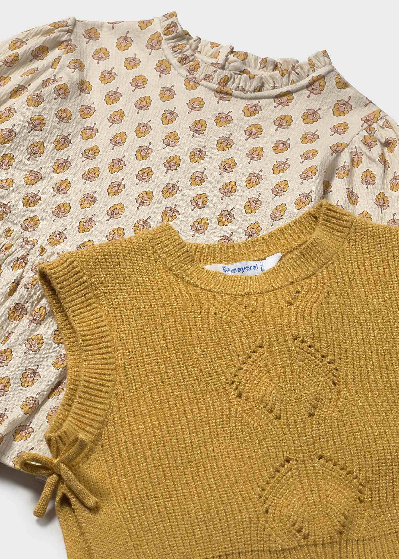 Rochie cu vesta bebe Rochie cu vesta bebe