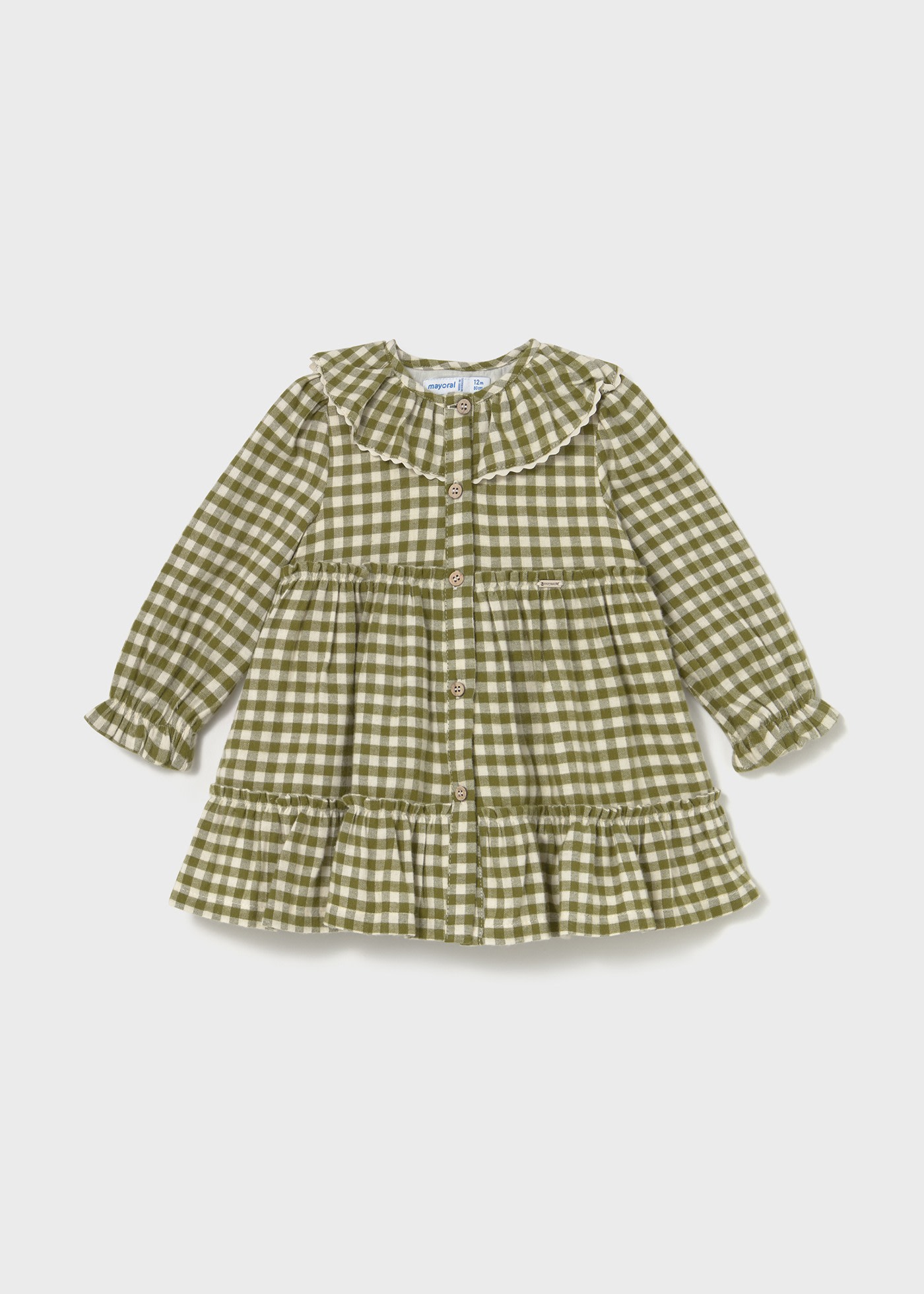 Vestito vichy neonata