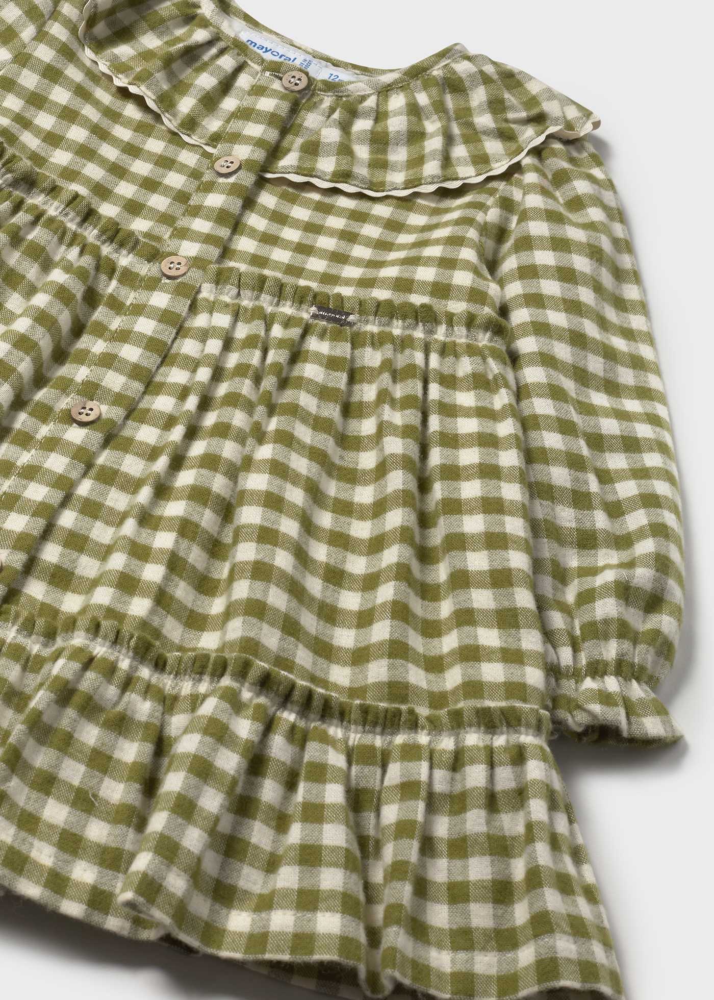 Vestito vichy neonata