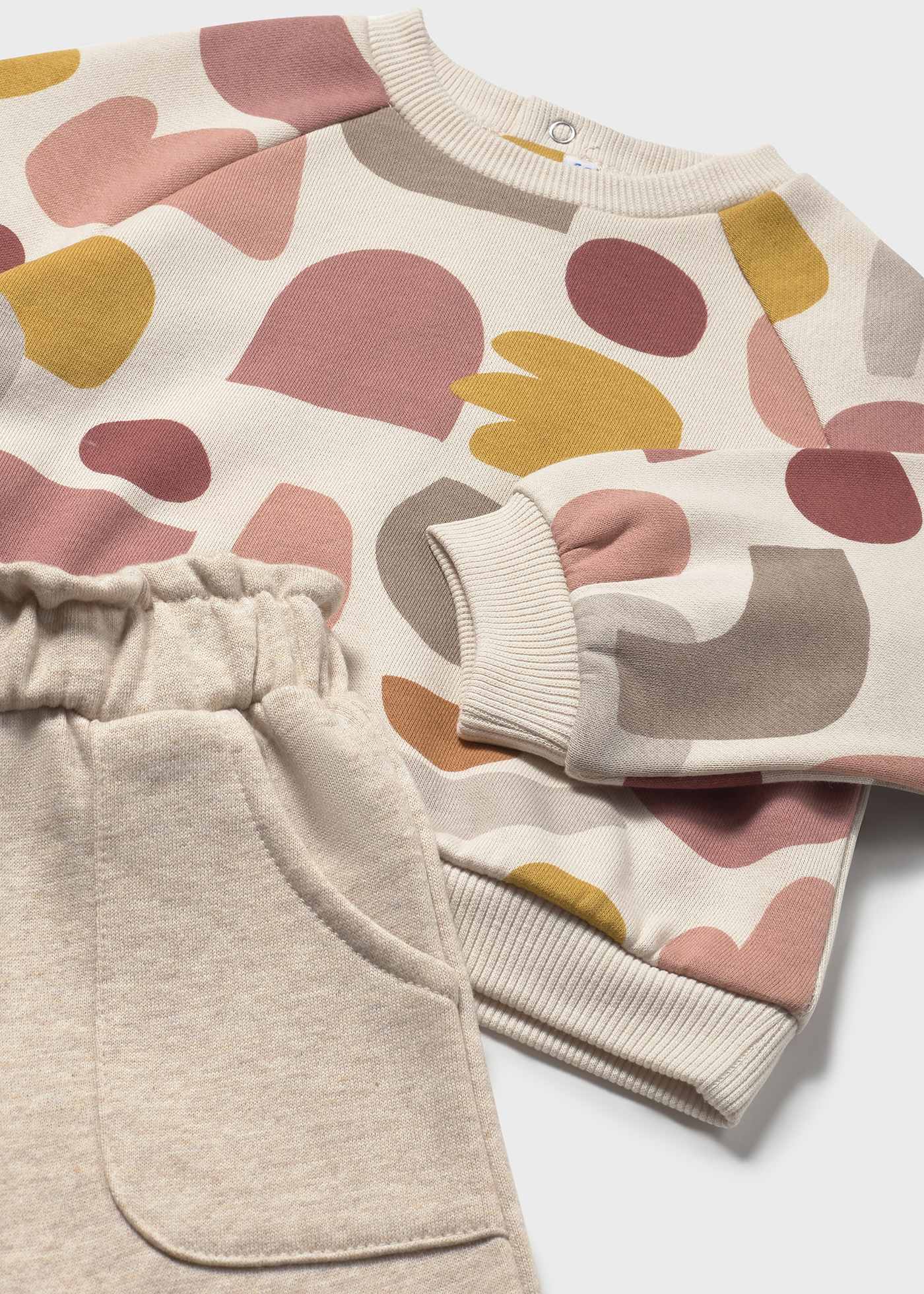 Chándal estampado unisex bebé
