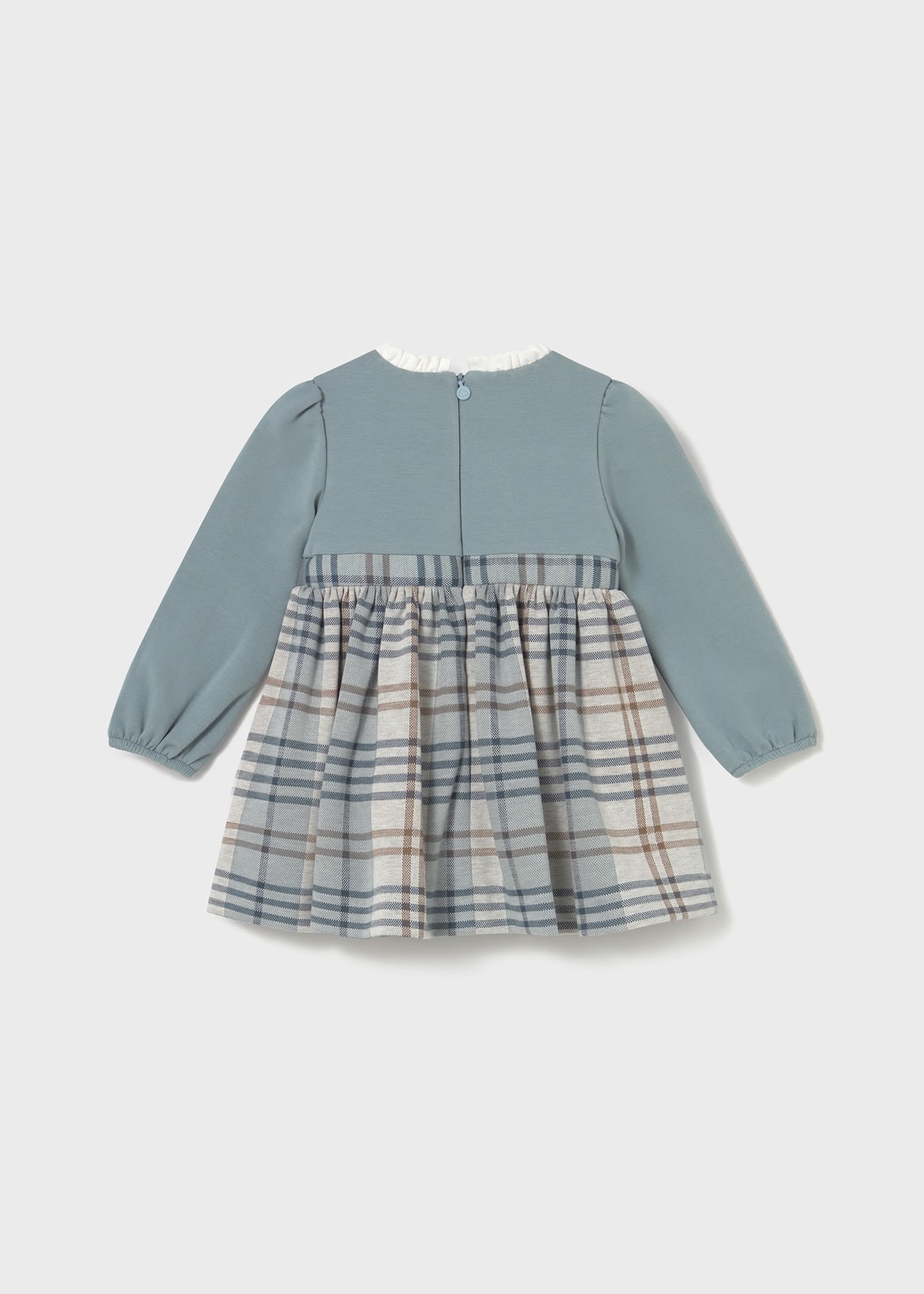 Kombi-Kleid kariert Baby