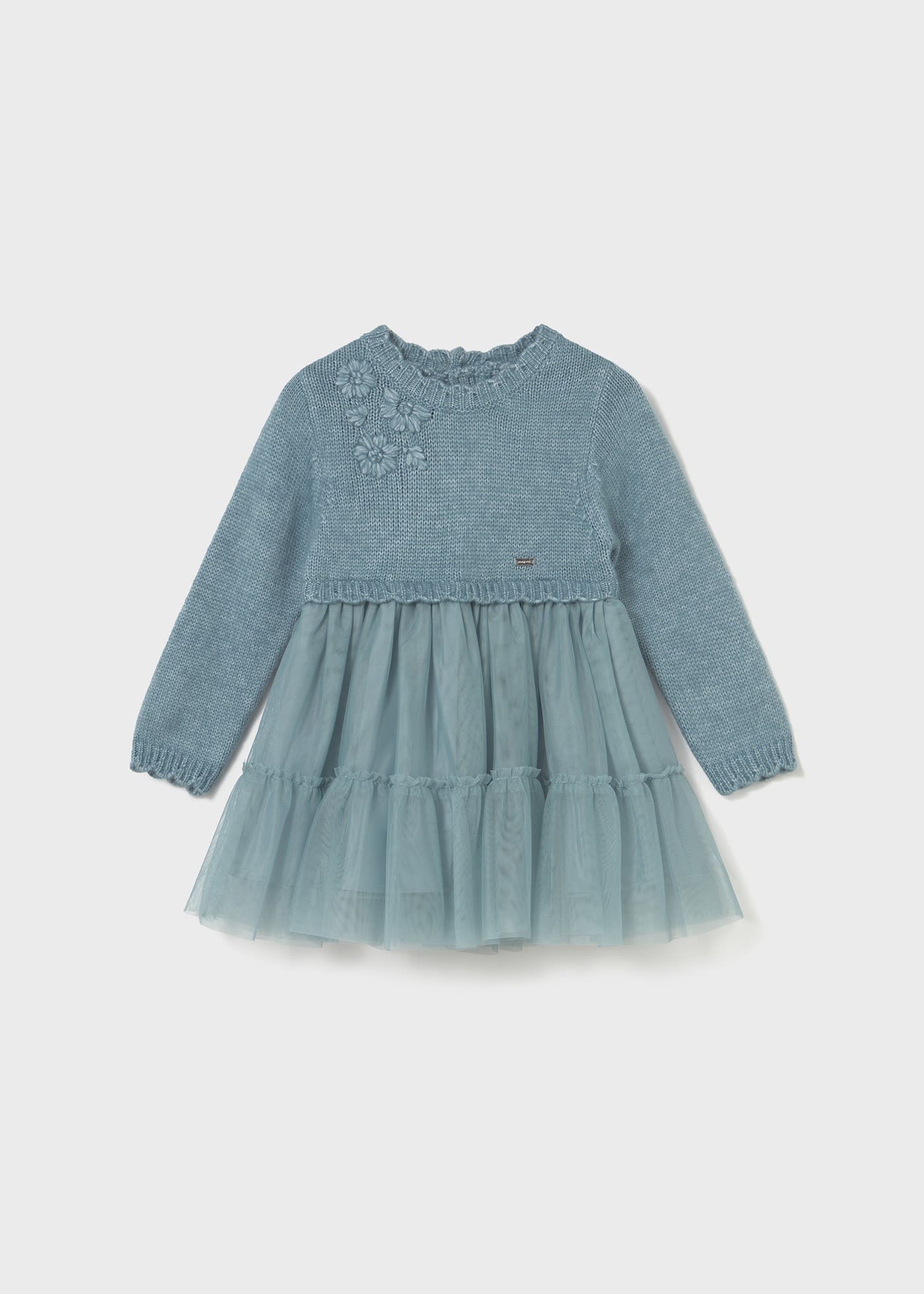 Robe combinée tricot bébé