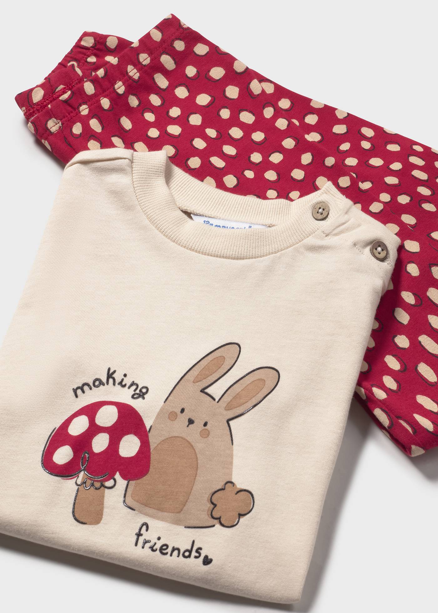 Baby unisex oversized legging set