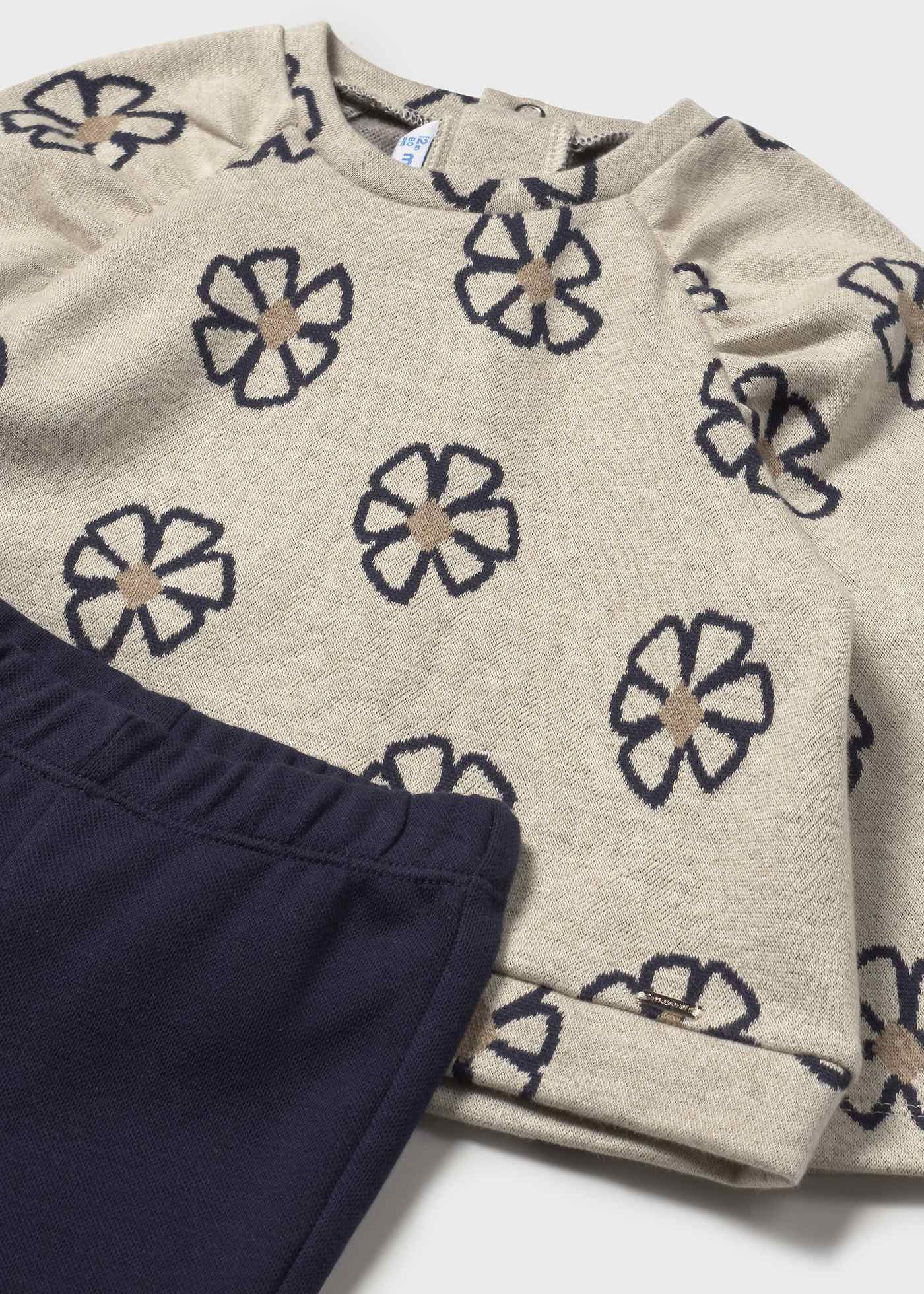 Ensemble legging et sweat imprimé bébé