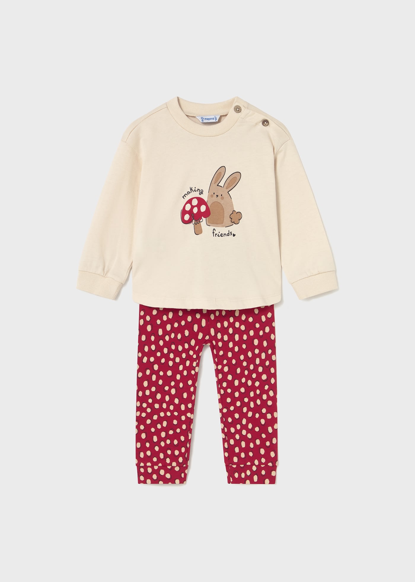 Baby unisex oversized legging set