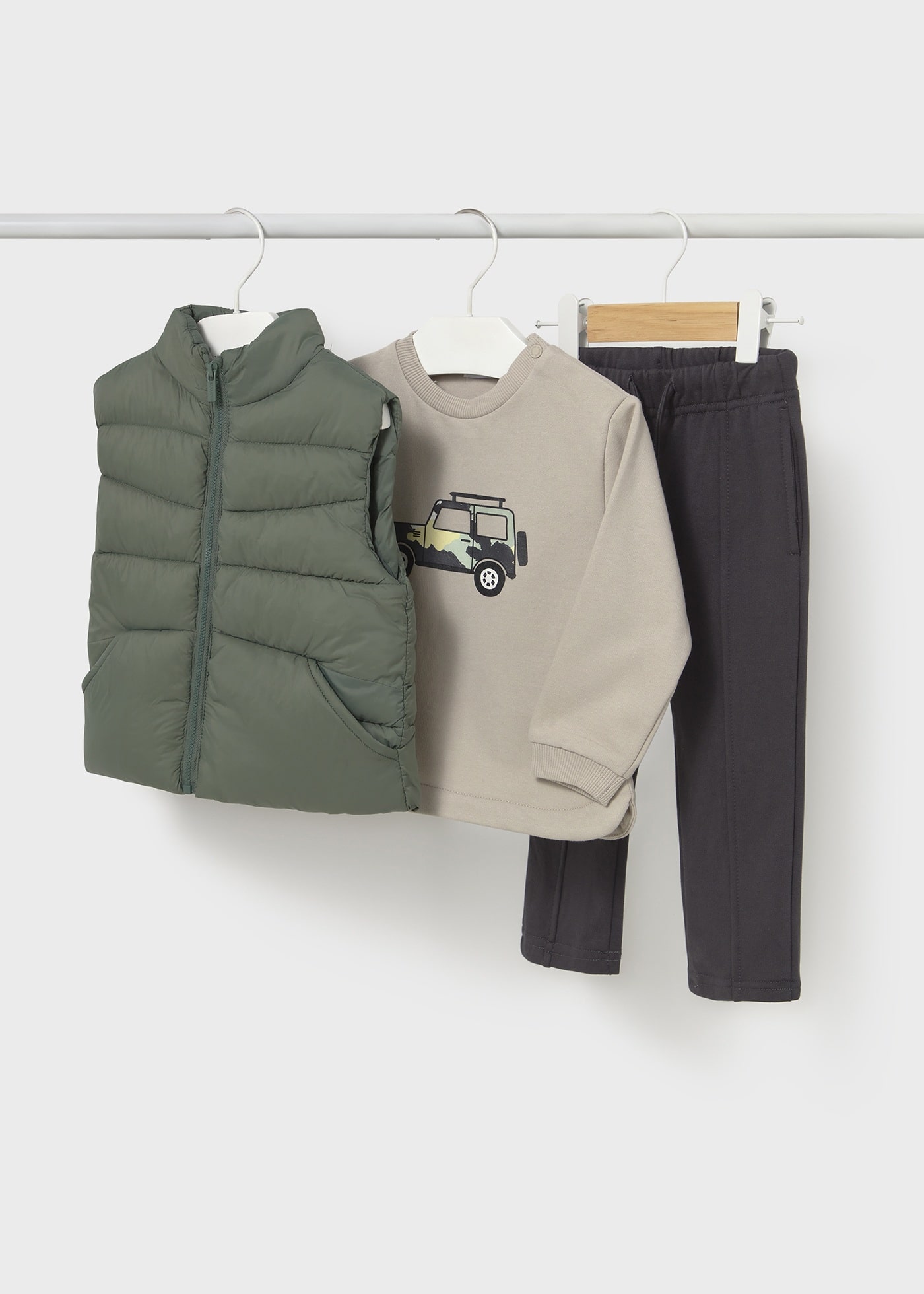 Ensemble gilet 3 pièces bébé