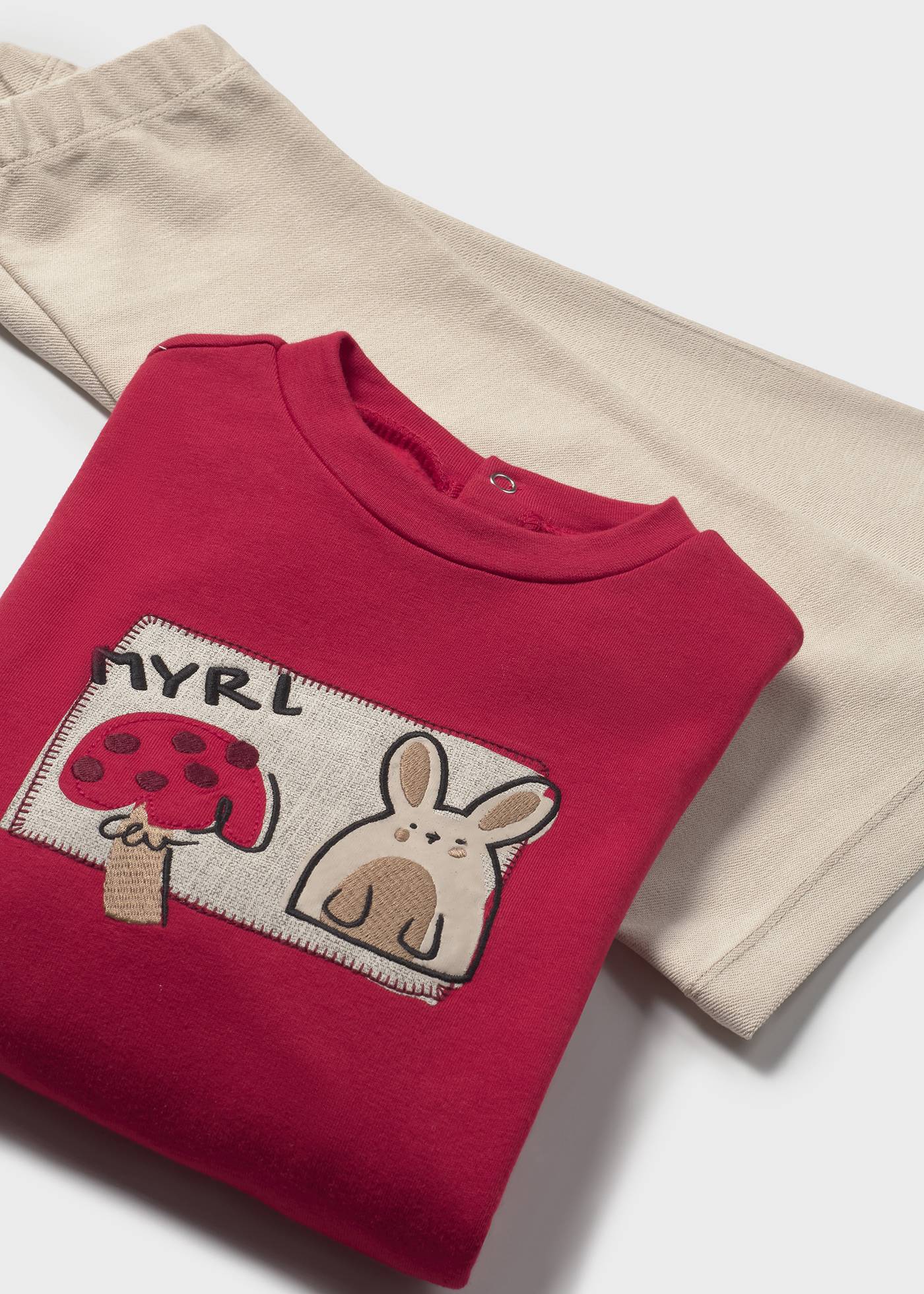 Baby jumper and trouser set