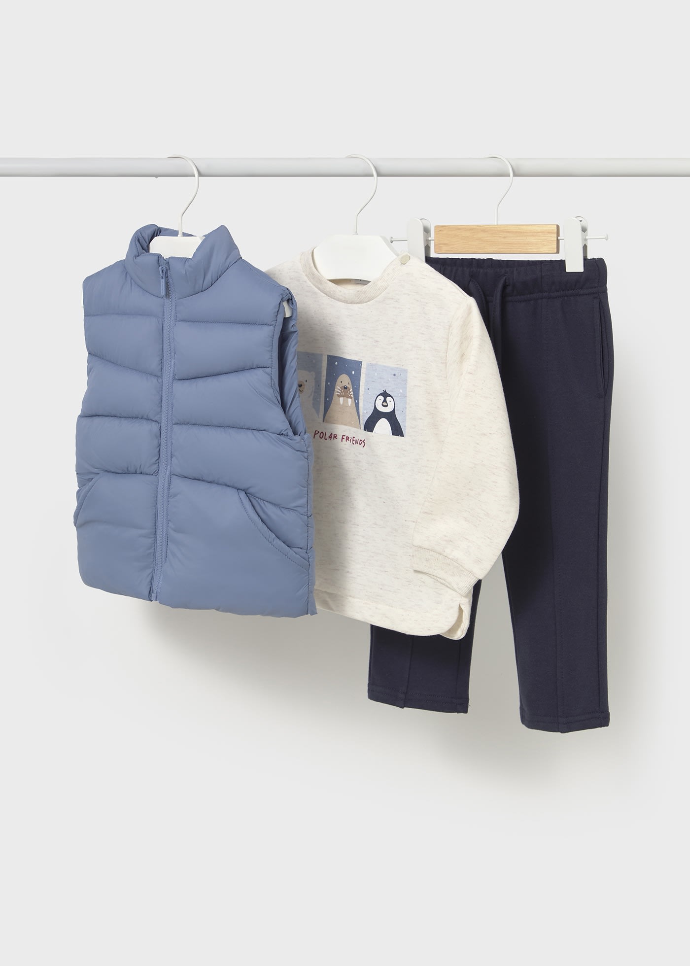 Baby 3 piece gilet set