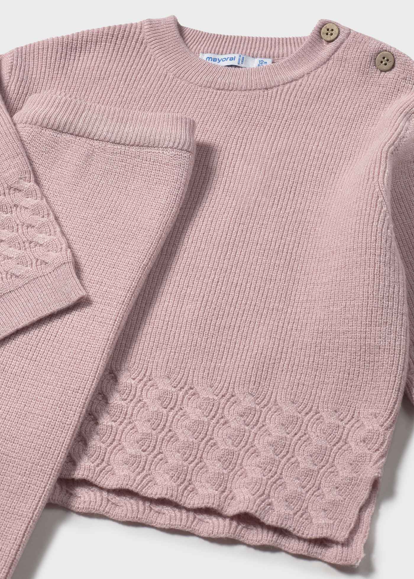 Conjunto tricot bebé