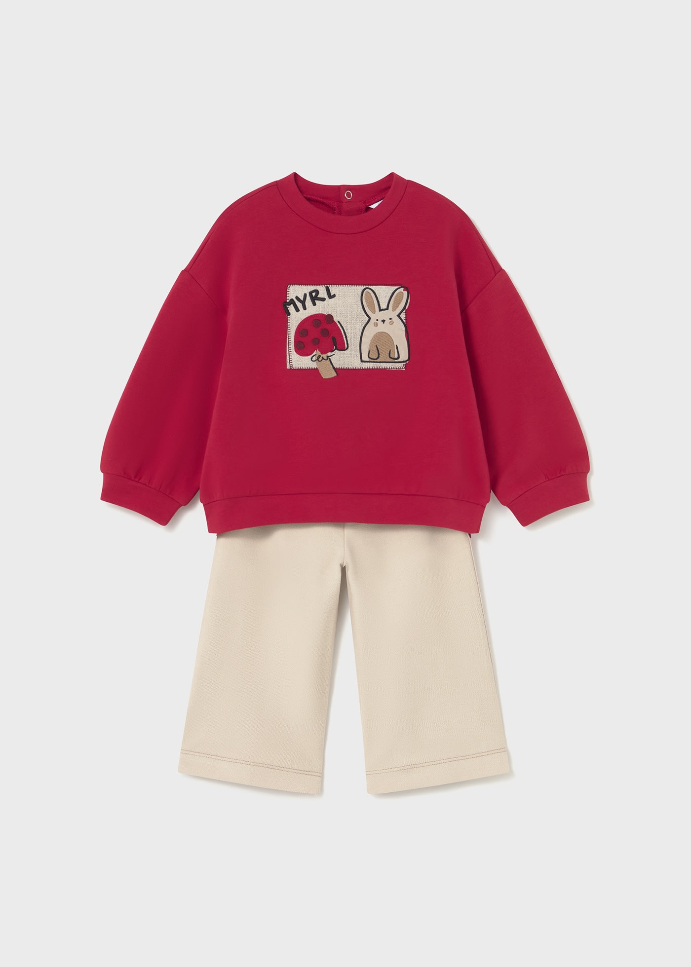 Conjunto pantalón y suéter bebé