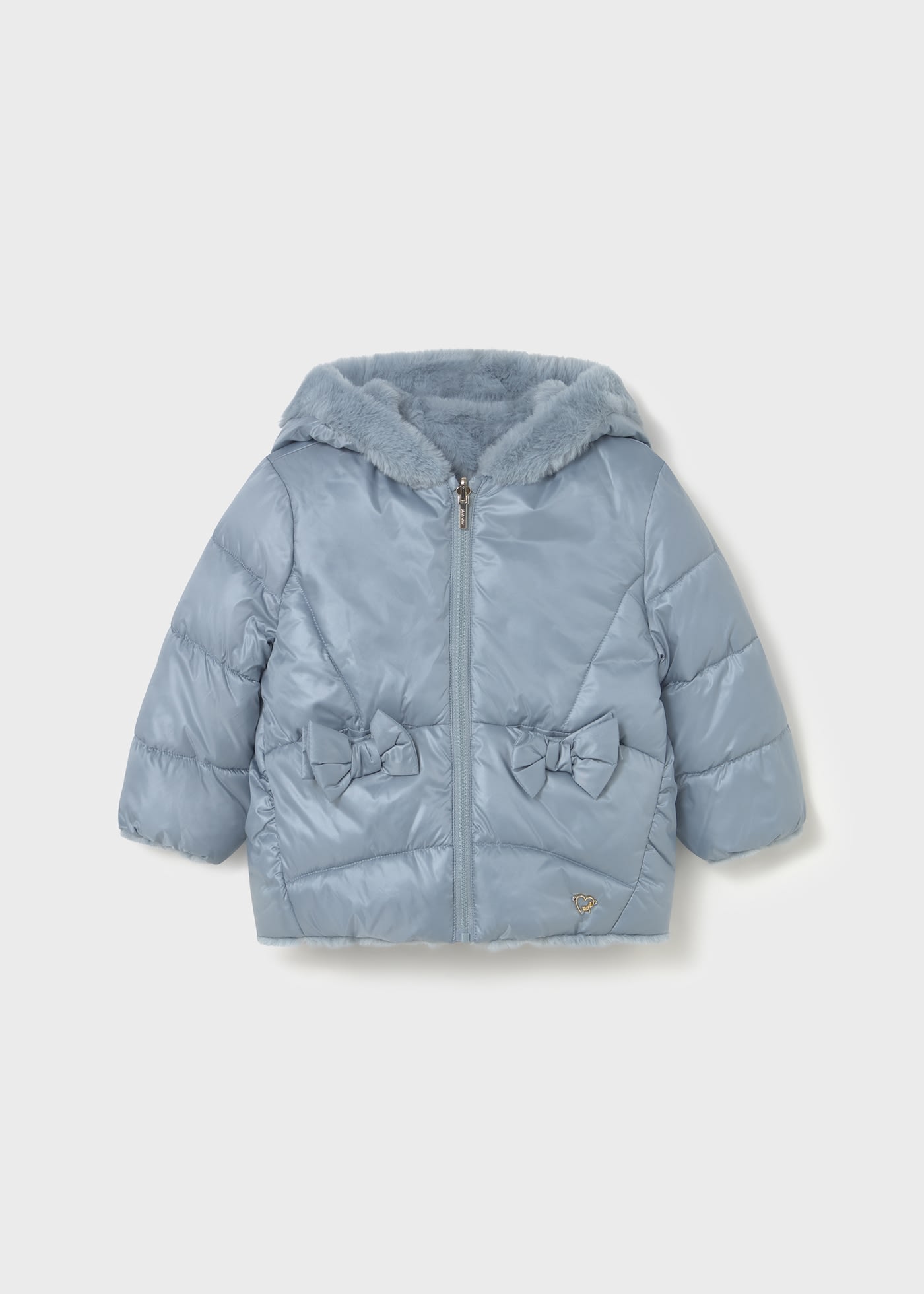Manteau de fourrure réversible bébé