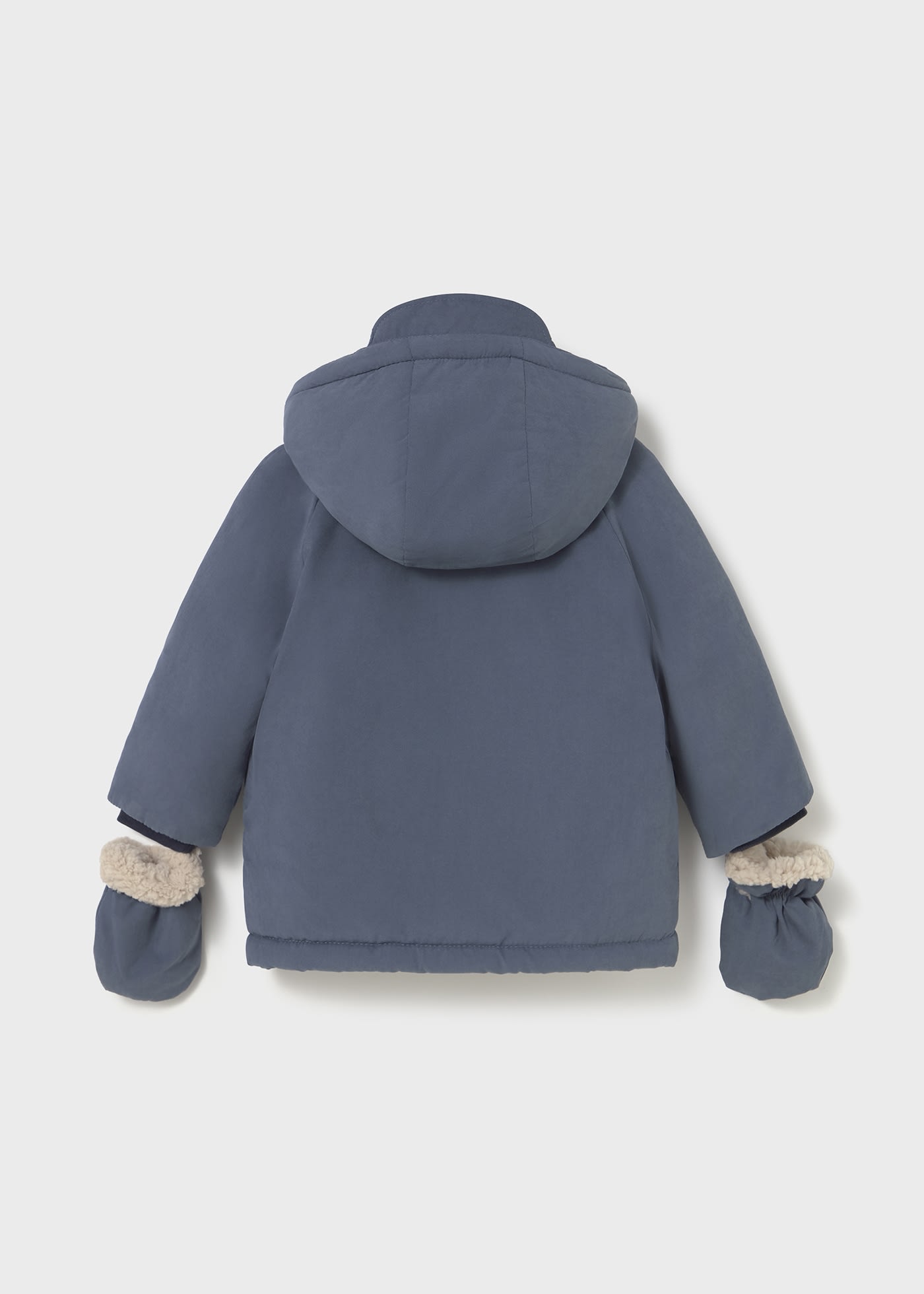 Baby coat with mittens