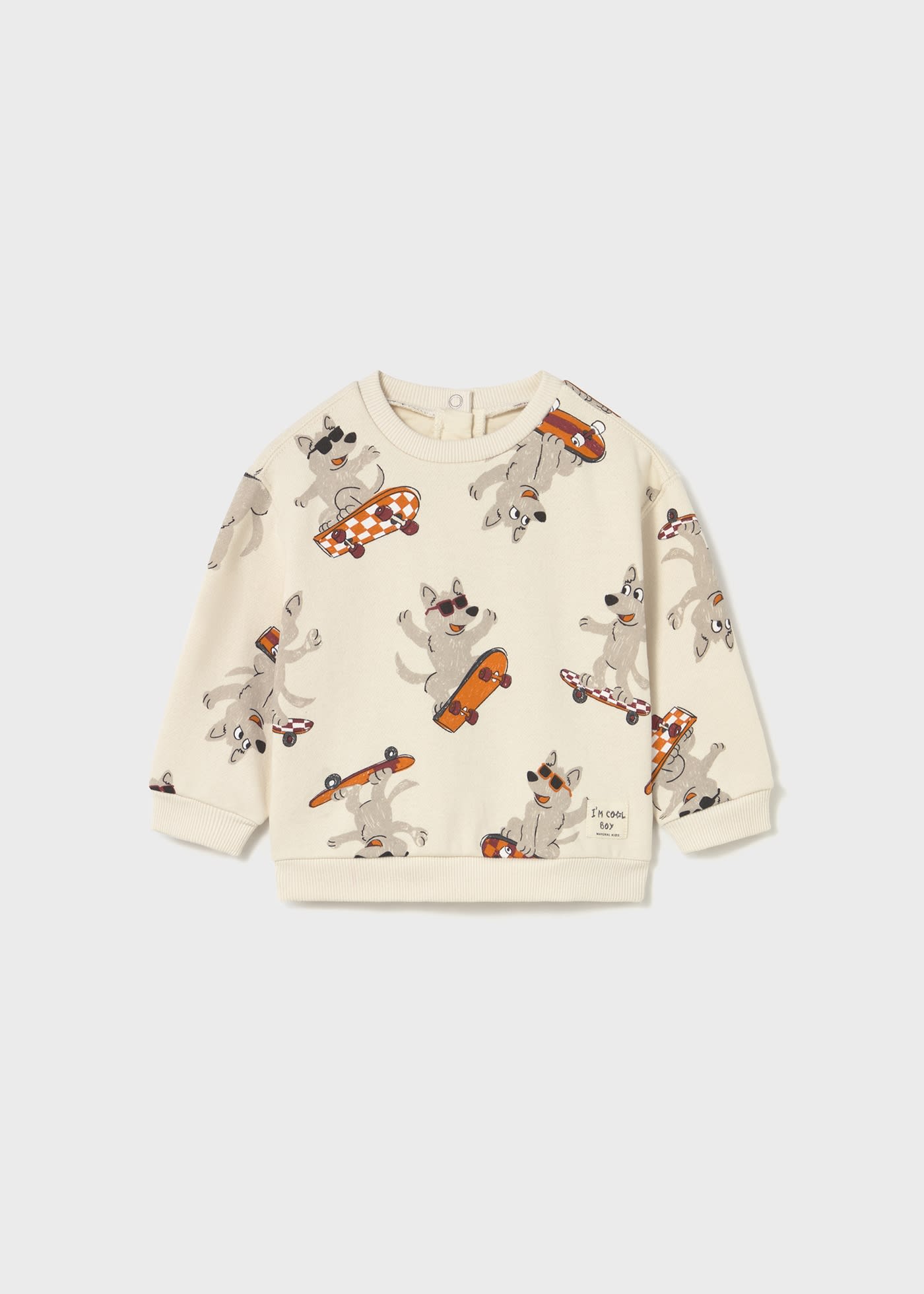 Sudadera estampada bebé