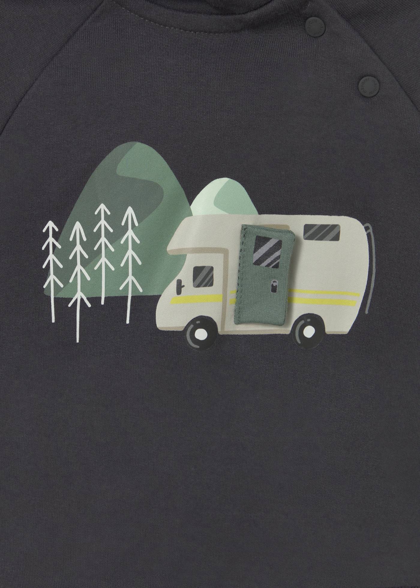 Sudadera capucha interactiva bebé