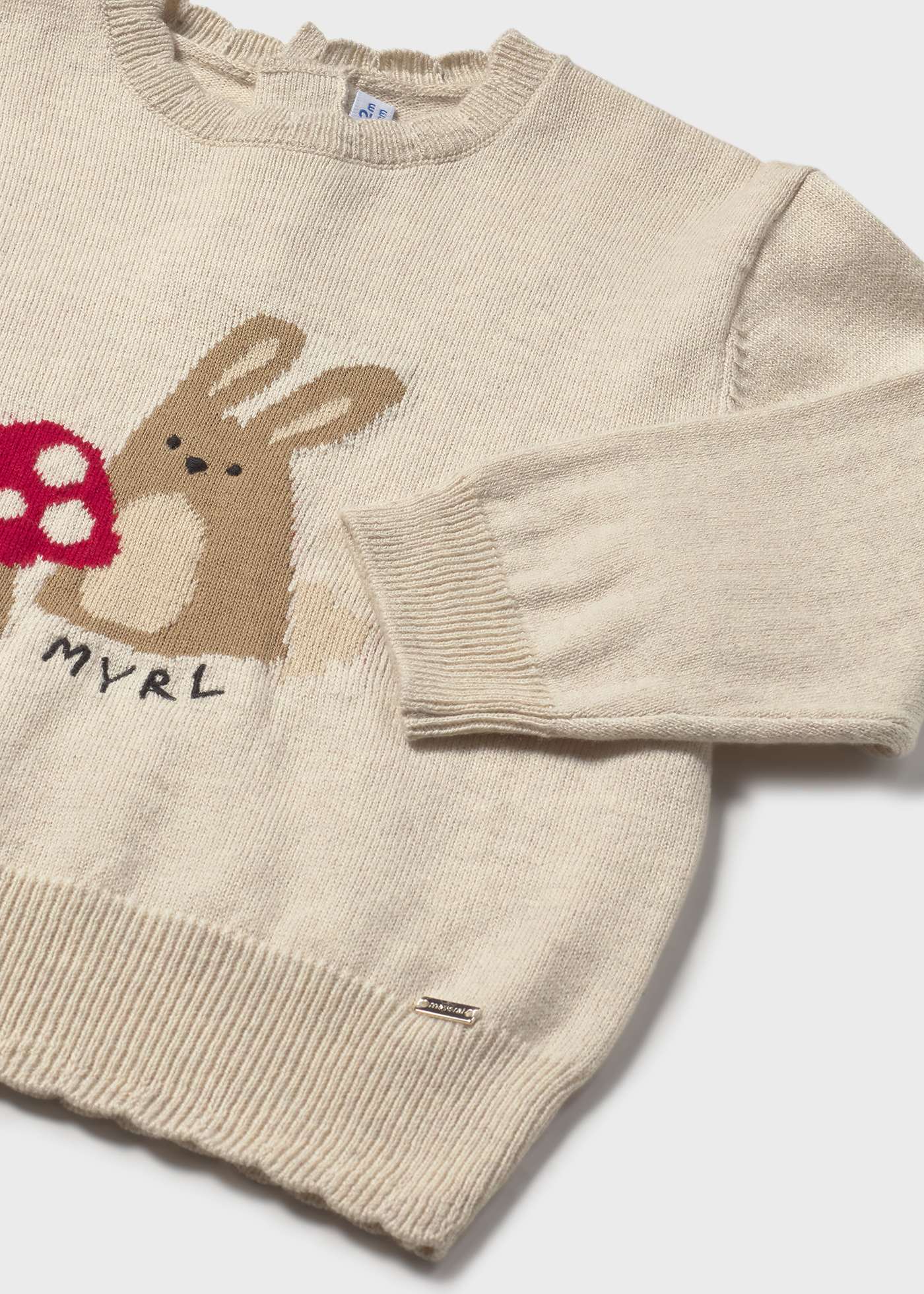 Jersey animal jacquard bebé