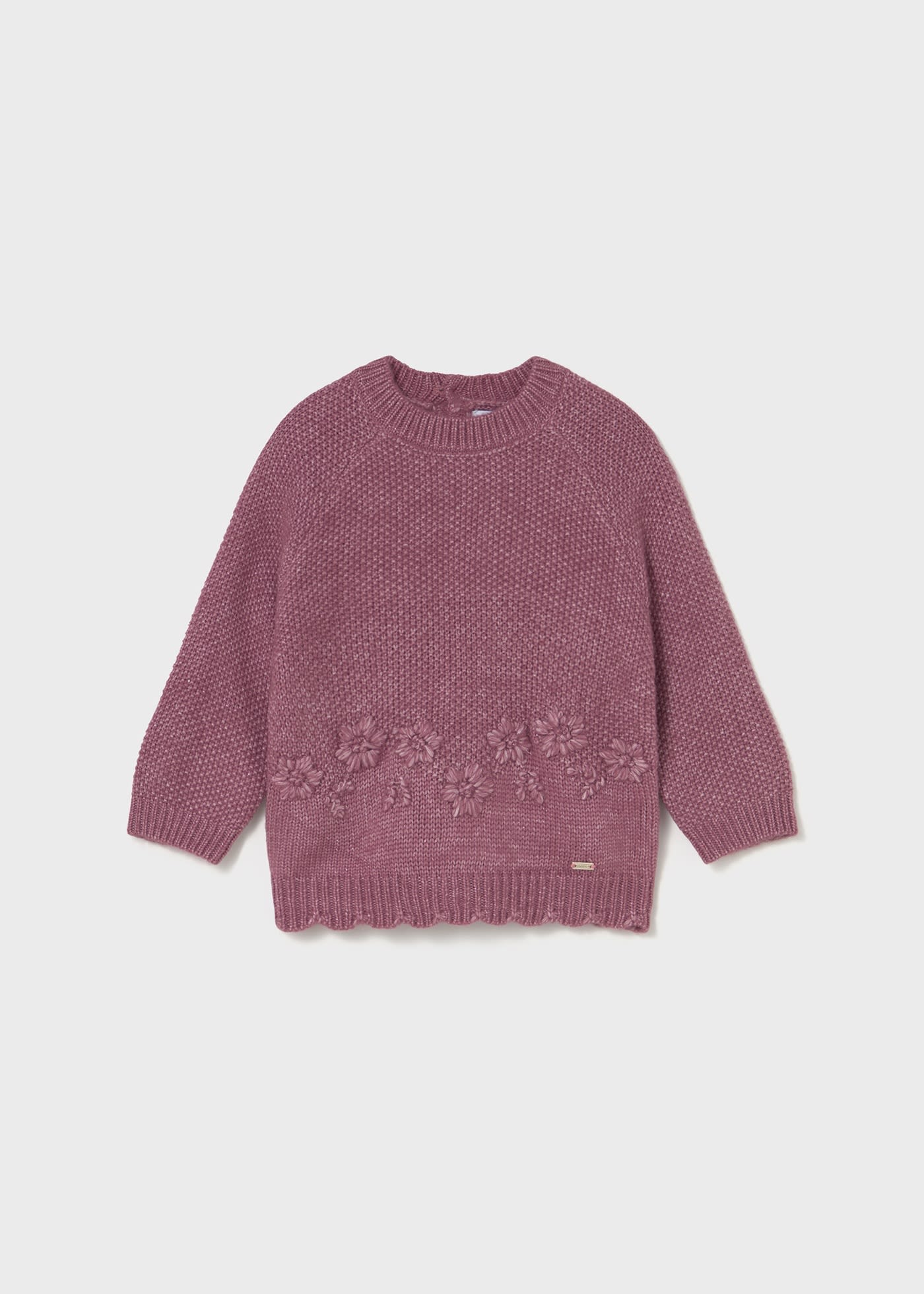 Pullover Blumenstickerei Baby
