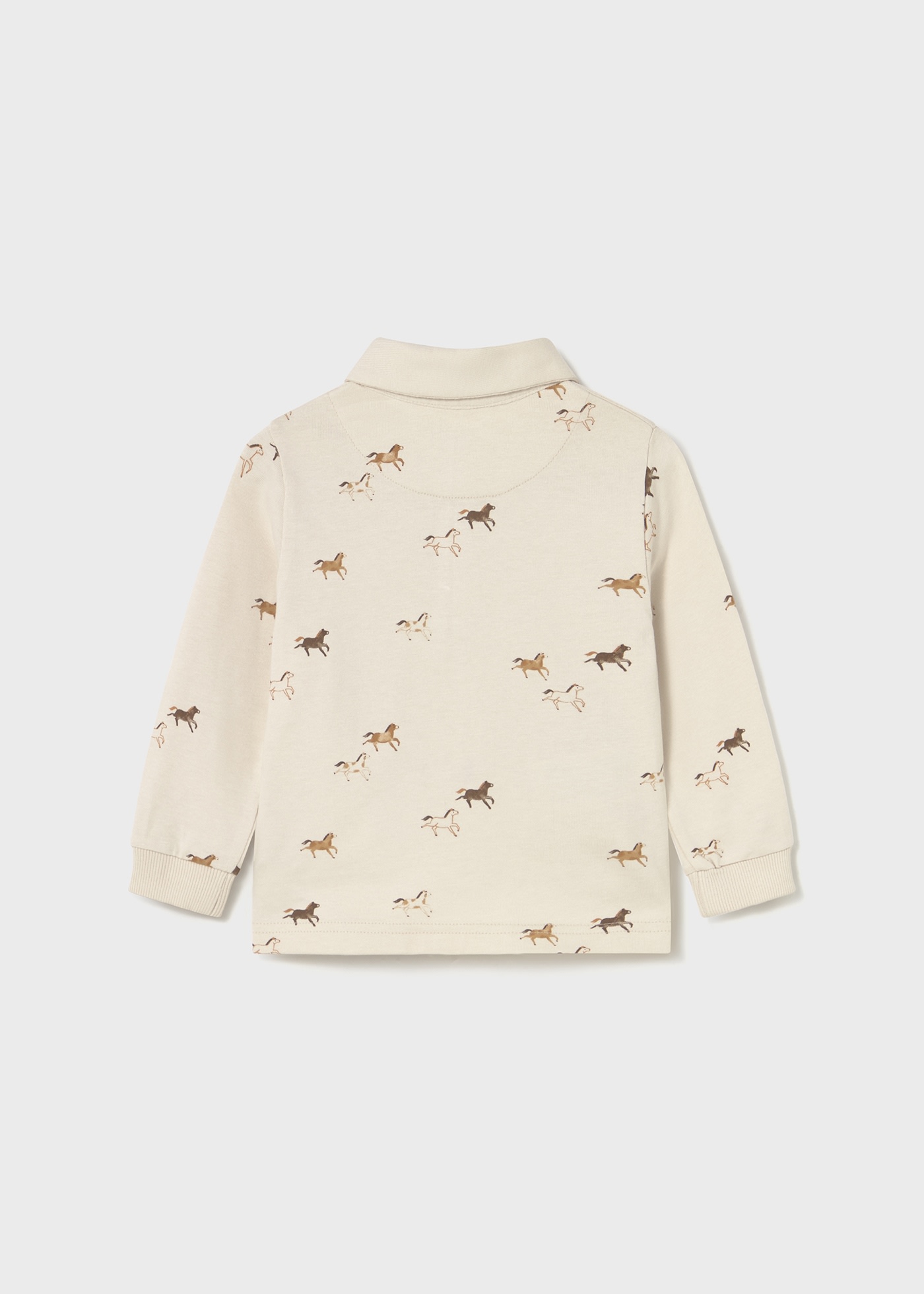 Baby print polo shirt